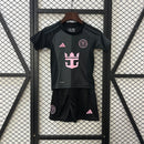 Kit Infantil Inter Miami Adidas - Preto com Rosa