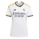 Camisa Adidas Real Madrid 1  23/24 BRANCO COM PRETO